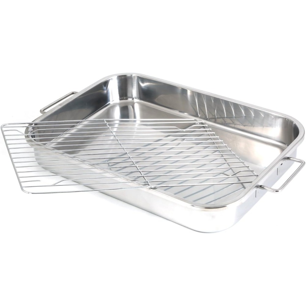 1 Set Stainless Steel Roasting - đánh giá và giá Kitchen Baking Tray Set