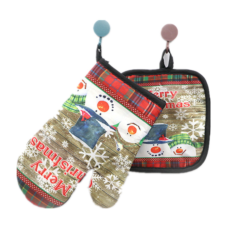 3Pcs/set Christmas Printed Kit - đánh giá và giá Kitchen Baking Table