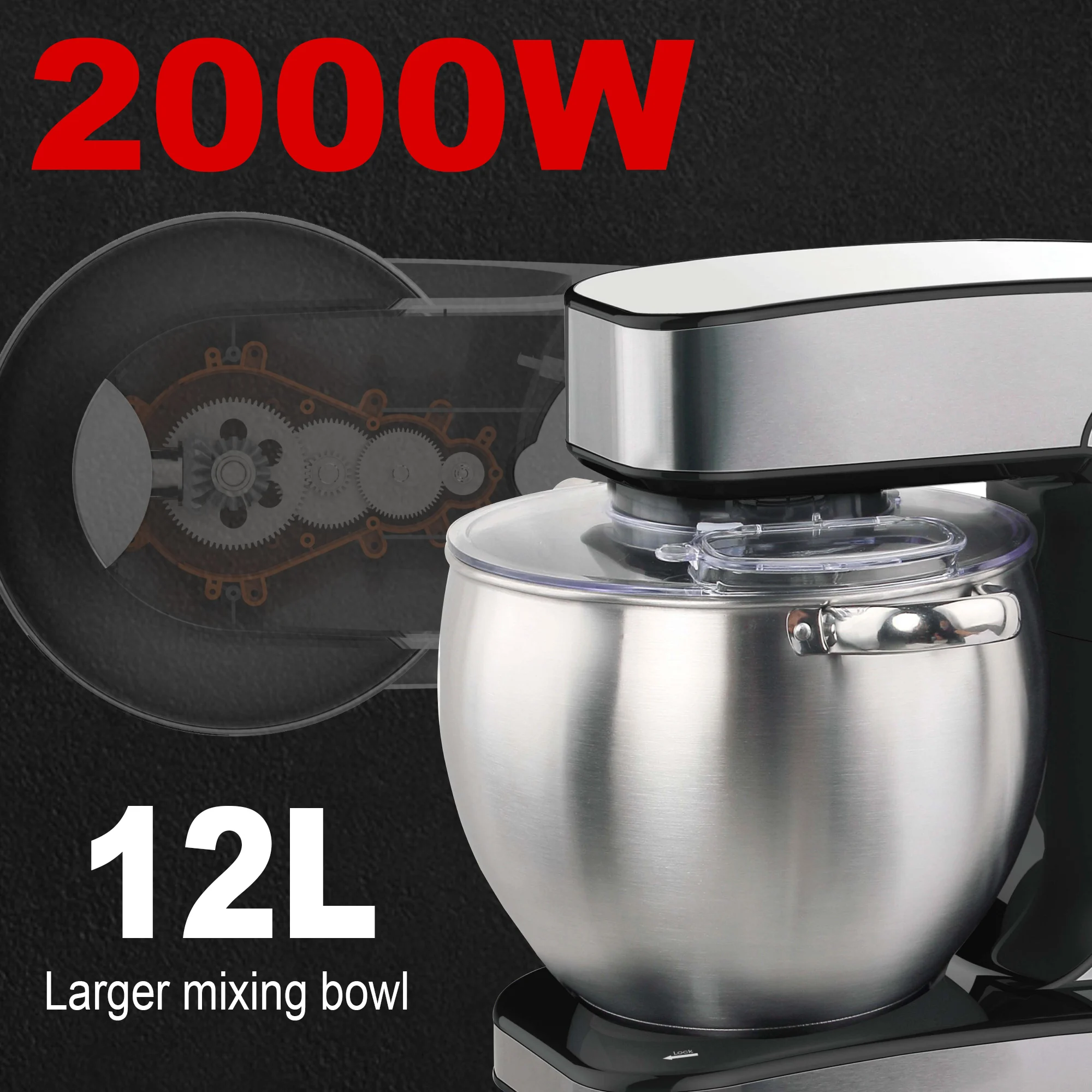 with Dough Hook, Whisk & Blend - đánh giá và giá Kitchen Baking Blender