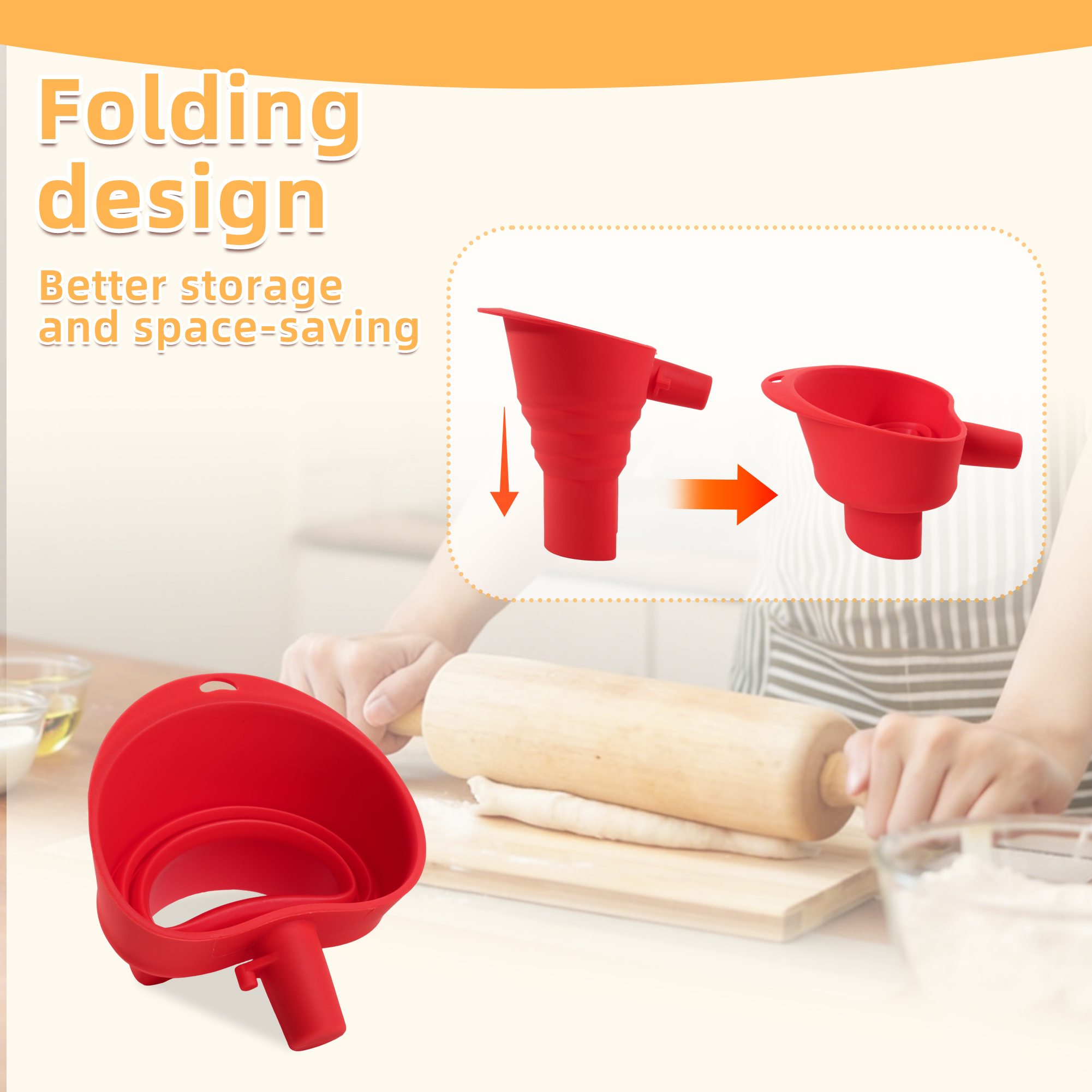 1/3pcs mix Silicone Flour Funn - đánh giá và giá Kitchen Aid Baking Mixer